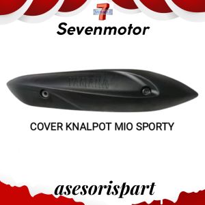 Cover Pelindung Knalpot Mio Sporty Tameng Plastik Knalpot Yamaha Mio Sporty Bahan Kuat Pemasangan Plug And Play