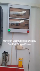COD KIRIM CEPAT D52-2066 Taffware Meteran Listrik Digital Kwh Display Din Rail Single 300V