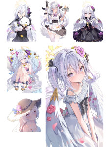 บลูแฟ้ม Blythe Blue Archive บลูแฟ้ม กระเป๋าเดินทาง คอมพิวเตอร์โน้ตบุ๊ก เกมโทรศัพท์ สองมิติ รูปติดกระเป๋า อุปกรณ์เสริมคอมพิวเตอร์