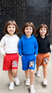 PAKET 5 PCS CELANA HOTPANTS  ANAK LABUBU BAHAN KNIT HORNET PREMIUM