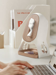 Luxurious Multi-Functional Stand up Tissue Box Storage Organizer for Living Room Bedroom Tea Table Creative Resin Design
