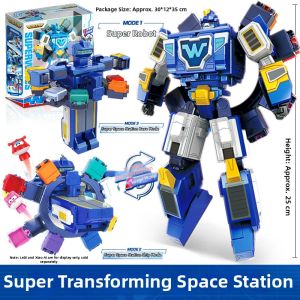 AULDEY | Light & Sound Transforming Robot Model