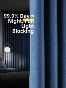 Thick Chenille Light Blocking Curtains