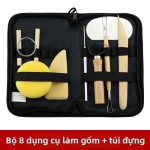 DUOCAIHANI | Bộ Dụng Cụ Đóng Gốm 8 Món