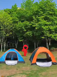 เต็นท์แคมป์ปิ้งกันฝน กางอัตโนมัติ เต็นท์แคมป์ปิ้ง 2 คน เต็นท์แคมป์ปิ้ง 4-5 คน กันแดด กันน้ำ ใช้งานได้ยาวนาน