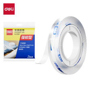 deli | Transparent Strong Easy-to-tear Multifunctional Tape 12 Rolls