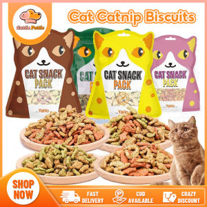 Cat Snacks Cat Biscuits Catnip Biscuits Snack Kitten Teeth Cleaning Cat Grass Granules For All Stage 80g