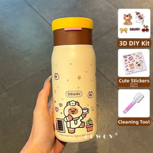 WANGBAIFU | Child Double Drinking Stainless Steel Thermos Cup
