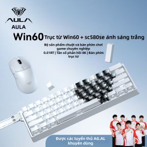 AULA | Gaming Grade Wireless Mouse Set Magnetic Keyboard