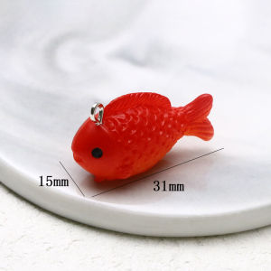 Handmade DIY Ornament Accessories Resin Three-Dimensional Creativity Marine Life Series Earrings Zipper Buckle Small Pendant Material