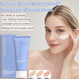 Meixian Waterproof BB Cream Waterproof Concealer Foundation Anti-Oxidation Oil-control Base Makeup Set