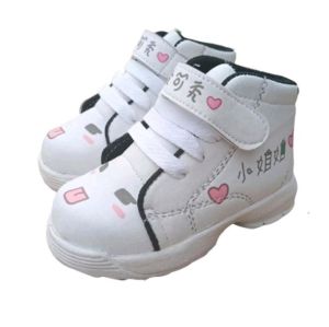 Sepatu anak sneaker Motif Japanes DN Real pict laki-laki dan perempuan usia 1-3 Tahun terbaru berkualitas Murah harga sesuai kualitas real pict