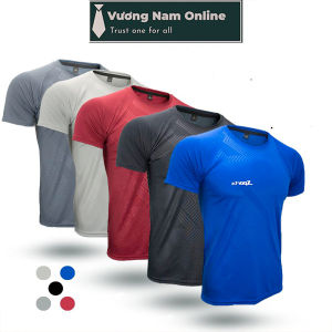 Bộ thể thao nam mùa hè mặc nhà chất thun lạnh áo thun ngắn tay và quần đùi dù đen VNO99