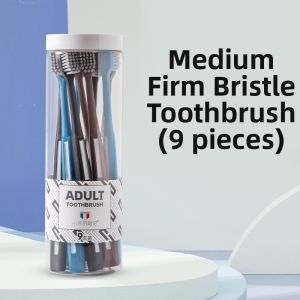XIAONIULIXIANJI | Tooth Stain Removal Strong Cleaning Power Medium Hard Bristle Toothbrush