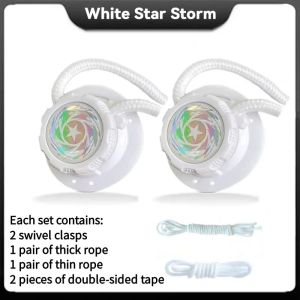 4mm Automatic Shoelaces Thick Rope Round Laces Without Ties Crystal Swivel Buckle for Sneakers Adult Kids Shoe Accessories 1Pair
