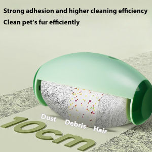 Mojioo ลูกกลิ้งผ้าขนสัตว์ล้างทำความสะอาดได้เครื่องกำจัดขนสัดว์เลี้ยงสำหรับเสื้อผ้าและขนสัตว์เลี้ยง-กำจัดขุยผ้าเหนียวแข็งแรงนำมาใช้ใหม่ได้สำหรับฝุ่นขนสัตว์เศษซาก (วัสดุ ABS/TPE)