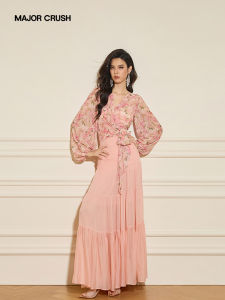 Cherry Blossom Style French Suit Dress Pink