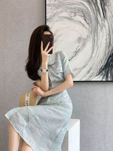 PAIBOLI | Elegant French Style Slimming Summer Dress