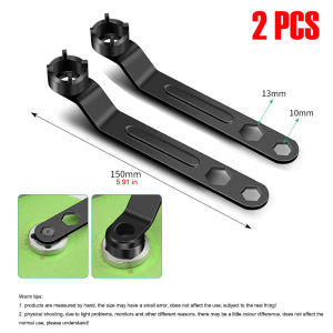 3-in-1 Four Jaw Wrench for 100 Type Angle Grinder Pressure Plate Adjusting Disassembling 10/13mm Hexagon Nut Driver Hand Tools