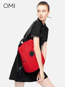 Omi Oxford Cloth Backpack Casual Travel Computer Bag Couple Outdoor Hiking Rucksack Versatile Simple Design Large Capacity Nylon Material