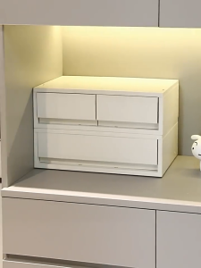 SG Specool® Stackable Drawer-style Storage Box Desktop Organizer Document Dust-proof Container Home Organiser