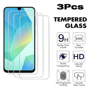 3Pcs Tempered Glass Screen Protector For Samsung Galaxy A56 A36 A26 A15 A24 A14 A52 For A13 A16 A25 A33 A34 A35 A53 A54 A55 5G
