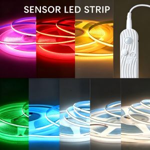 Dual Mode Adjustable 5V COB LED Strip Motion Sensor Night Light Smart Induction Lamp for Bathroom Bedroom Bedside Home Decor