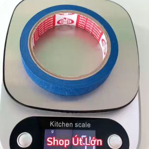 1 Cuộn băng keo giấy màu xanh dương rộng 2cm dài 25 mét lõi giấy 3mm giá tại xưởng