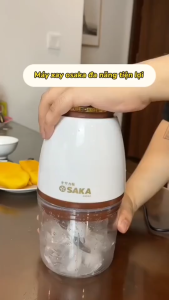 Máy Xay Đa Năng Osaka Nắp Đồng 350W Cối 700ml 4 lưỡi dao kép siêu sắc xay thịt sinh tố đá bào tiện lợi cho nhà bếp