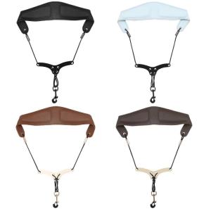 IRIN | IRIN Saxophone Neck Strap Soprano Alto Tenor Saxophone Universal Strap Leather Adjustable Closed Hooks Strap Woodwind Accessory
