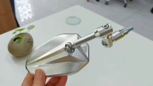Motorcycle Mirrors CNC Aluminum HandleBar End 7/8" 22mm Side Adjustable Rearview Mirrors Street Bike Scooter E-bike Side Mirror