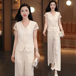YOUFAN | Trendy Elegance Summer New Korean Style Two Piece Set