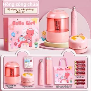 deli | Bộ Quà Tặng Học Sinh Tiểu Học Bao Gồm Dụng Cụ Học Tập