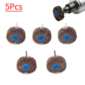 Flap Wheels For Rotary Tool Die Grinder Sanding Disc Set 3.17mm Shank Shutter Polishing Deburring Wheel For Dremel Rotary Tools