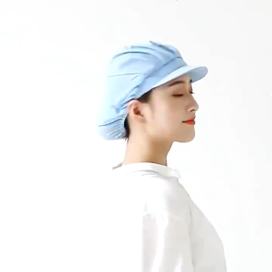 Free Gift【Buy 1 Free 1】Chef Hat Kitchen Cooking Chef Cap Food Service Hair Net Workshop Waiter Mesh Hat