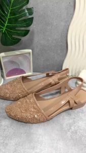 OKAIDO Sandal Mules Wanita Cewek Perempuan Gaya Fashion Korea Style Kekinian Nyaman Lembut Anggun