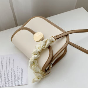 Trendy Saddle Bag Womens Crossbody Bag Versatile Small Size Quality Material Soft PU Magnetic Clasp Closure Casual Style