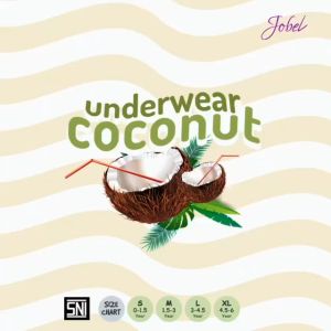 Jobel Underwear Boy Coconut Edition 4pcs Celana Dalam Anak Laki Laki