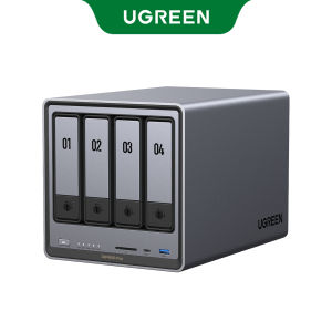 UGREEN NASync DXP4800 Plus 4-Bay Desktop NAS Intel Pentium Gold 8505 5-Core CPU 8GB DDR5 RAM 128G SSD 1 * 10GbE 1 * 2.5GbE 2 * M.2 NVMe Slots 4K HDMI Network Attached Storage (Diskless)