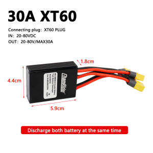 Bộ Chuyển Đổi Xả Pin Kép 20V-72V 20A-100A Bộ Chuyển Đổi Kết Nối Đồng Thời Mô-đun Xả Cân Bằng Cho Các Bộ Phận Xe Đạp Điện