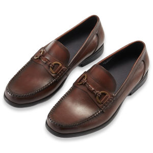 Mens Vintage Genuine Leather Slip-On Loafers Moccasins Casual Driving Design Top Layer Comfortable Shoes