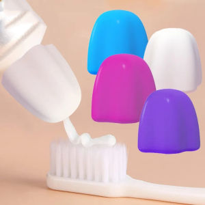 4/1pcs Silicone Toothpaste Cap Self-sealing Toothpaste Squeezer Toothpaste Pump Dispenser Tooth Paste Saver Bathroom Supplies
