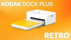 KODAK Dock Plus USB Type-C / Lightning Port Dock + Bluetooth Instant Photo Printer and Accessories Kit Bundle w/ 4" x 6" Prints 10 + 80 Sheets 4PASS Print Technology Bordered / Borderless Printing & Mobile Smartphone App Support | PD460