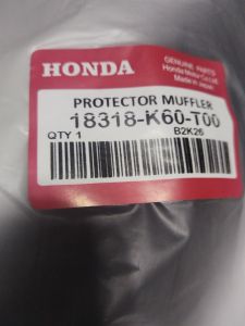 honda click 125 mufflier cover v2/v3(original honda product)