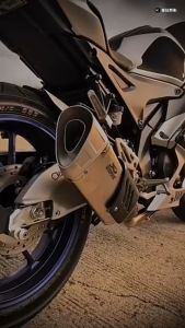 Runye Cars Akrapovic M1 38-51MM Universal Motorcycle Exhaust Muffler Pipe Escape Moto Scooter Cover Canister Pipe