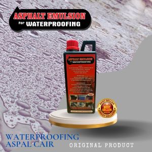 Cat Waterproofing Aspal Premium Anti Bocor Pelapis Dak Bocor dan Rembes Aspal Lem Perekat Beton
