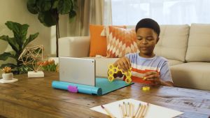 PlayShitfu Plugo Link - STEM Puzzles Kit | Magnetic Building Blocks | Educational Toy Gift for Boys&Girls Ages 4-10 (works with iPadsiPhones Samsung tables/phones Fire tables)