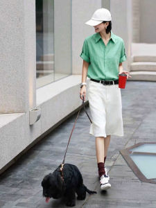 BOGUDU | Relaxing Loose Fitting Casual Shirt and Shorts Set