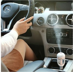 BnB Mall 1pcs Mini Car Steam Air Humidifier USB Aroma Diffuser Essential Oil Diffuse Aroma Sprayer Fogger Steam KK-AC-HUMIDIFIER