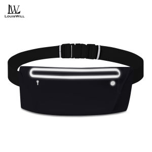 LouisWill กระเป๋ากีฬาแฟชั่นสำหรับผู้ชายผู้หญิงกระเป๋ากระเป๋าคาดเอวน้ำหนักเบากระเป๋าวิ่งปรับได้กระเป๋าคาดหน้าอกกระเป๋าพาดลำตัวกันน้ำกระเป๋าคาดเอวคาดเอวใส่โทรศัพท์เข็มขัดวิ่งจ๊อกกิ้งกระเป๋าคาดเอวพร้อมแถบสะท้อนแสงสำหรับออกกำลังกายกลางแจ้ง